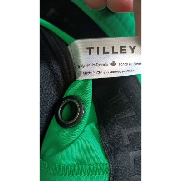 Tilley Golf Collection Bucket Hat Green Size Medium Outdoors Rain Resistant New - Picture 12 of 14